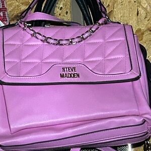 Steve Madden Pink Quilted Women's Bag